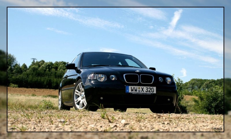 Schwarze Knatterkiste ;-) - 3er BMW - E46