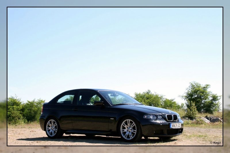 Schwarze Knatterkiste ;-) - 3er BMW - E46